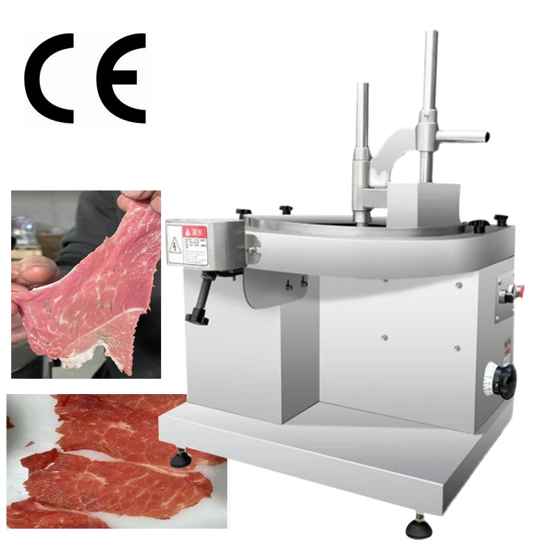 

0.5-14mm Fresh Meat Slicer For Hot Pot Restaurant Canteen Hotel Beef Mutton Roll Thickness Adjustable Meat Cutting Machine