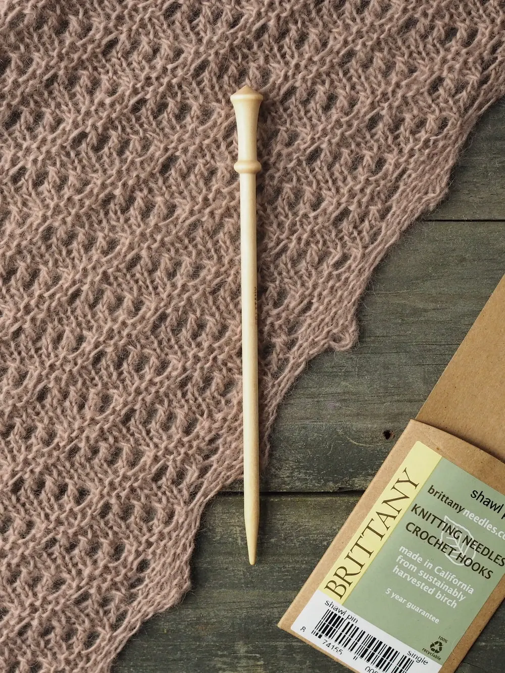 

BRITTANY 15,5 см Березовая шаль булавка