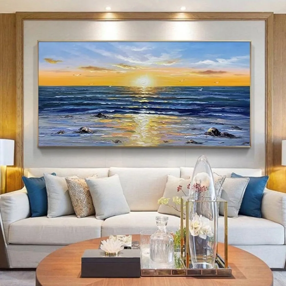 

Картина маслом Морской пейзаж, искусство на холсте