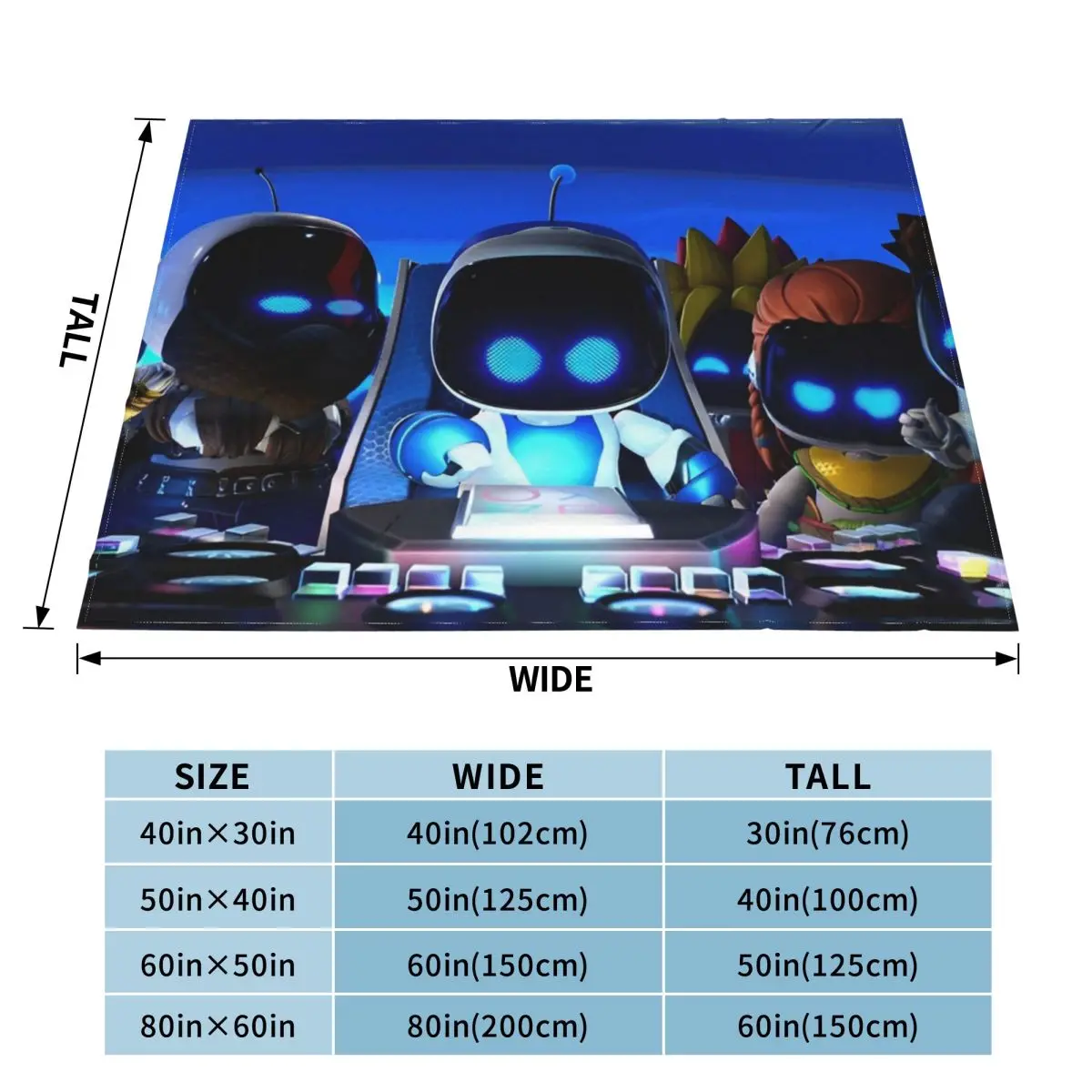 Одеяла Astro Bot Getting Free DLC после запуска флисовое теплое одеяло для видеоигр