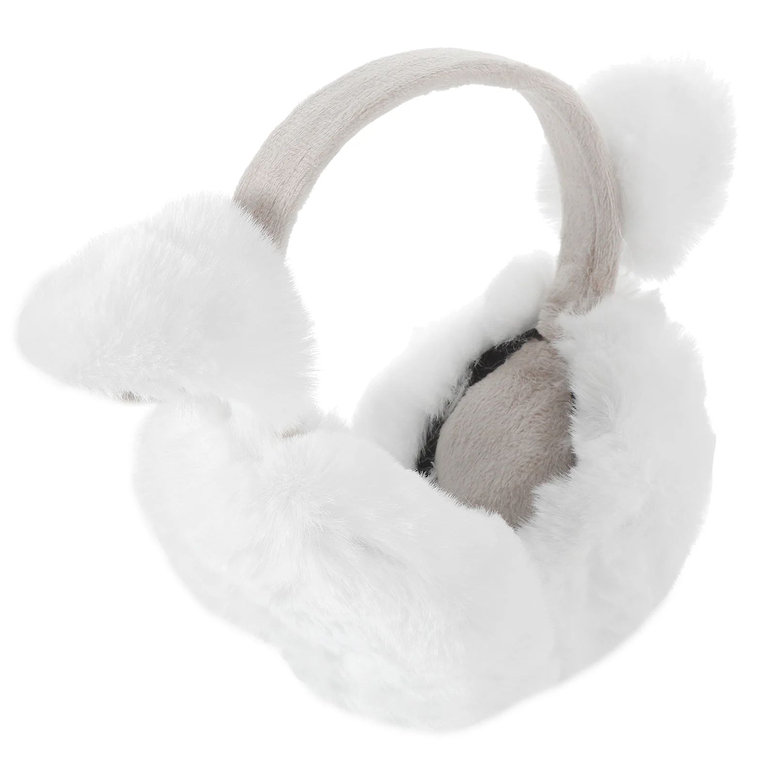 

Cute Cat Ears Earmuff Warm Earmuff Headband Winter Foldable Earmuff Headband for Women