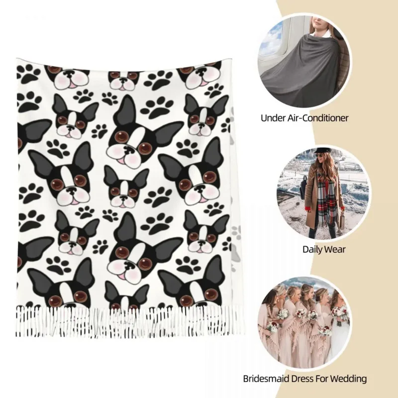 Рисунок 4 - Женский шарф с кисточками