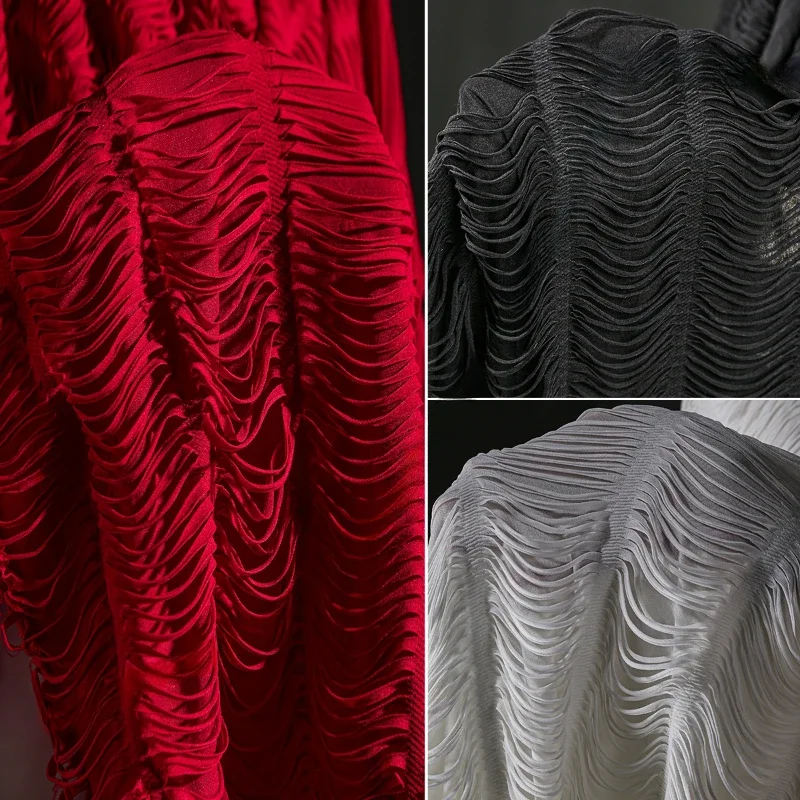 Двухслойная красная бумага трикотажная ткань эластичная мягкая креативная