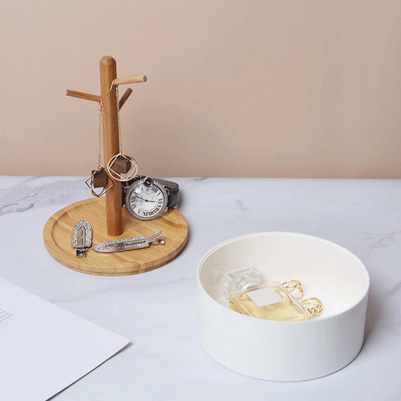 

Подставка для ключей в скандинавском стиле, многофункциональный органайзер для сережек и колец в форме веточки дерева, для гостиной, для де...