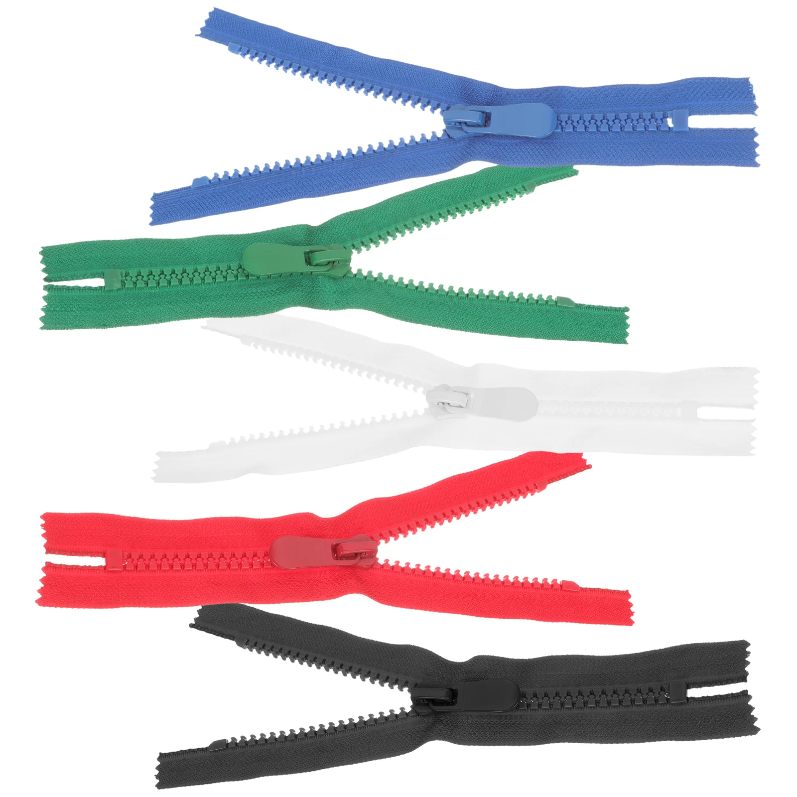 

5Pcs Zippers Pulls Colorful Zippers Sewing Sewing Jeans Zipper Zipper Material Colored Zipper Ribbon