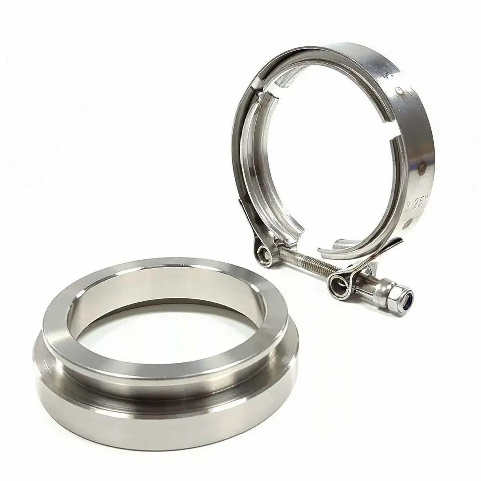 Выхлопная турбина GT45 GT45R с V-образным зажимом и фланцем 3 25 дюйма/4 дюйма из