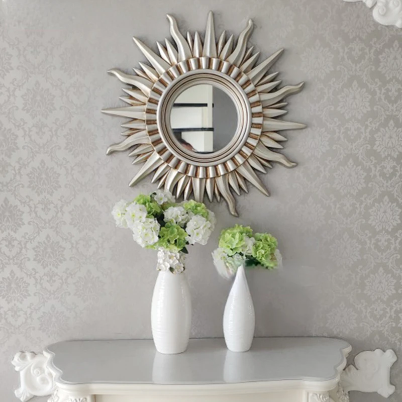 

Large Decorative Mirrors Bedroom Hanging Glass Makeup Bathroom Mirror Aesthetic Vanity Design Excuse Spiegel Home Decoration