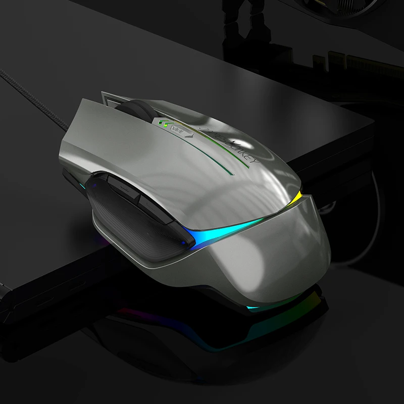 Мышь Компьютерная James Donkey 112RS Проводная игровая, 5000dpi