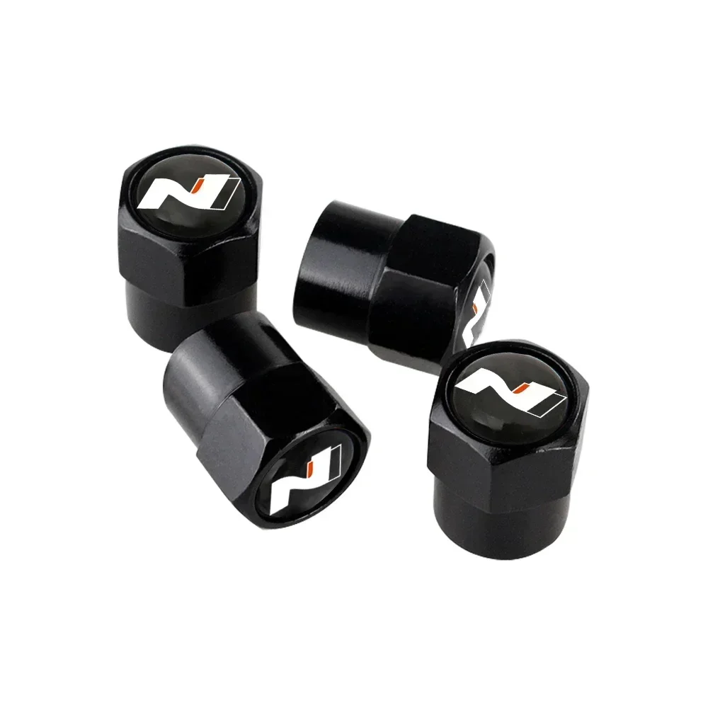 

4 шт. крышка клапана для автомобильных колес для Hyundai N Nline Logo Sonata IX35 I20 I30 Elantra Accent Genesis Tiburon Tucson Solaris