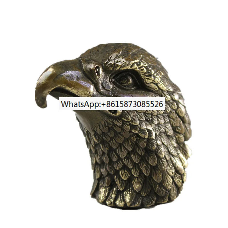 

Chinese Old Tibetan Copper sculpture eagle Home Decoration Statues