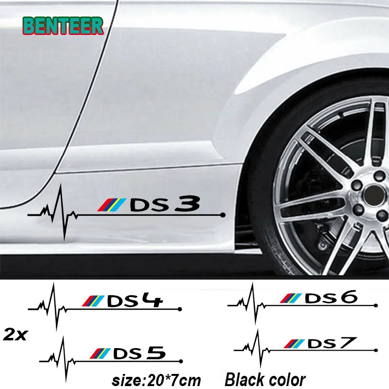 

Наклейки на кузова автомобиля для Citroen Ds Ds3 Ds7 Ds5 Ds4 Ds6 Ds5, 2 шт.