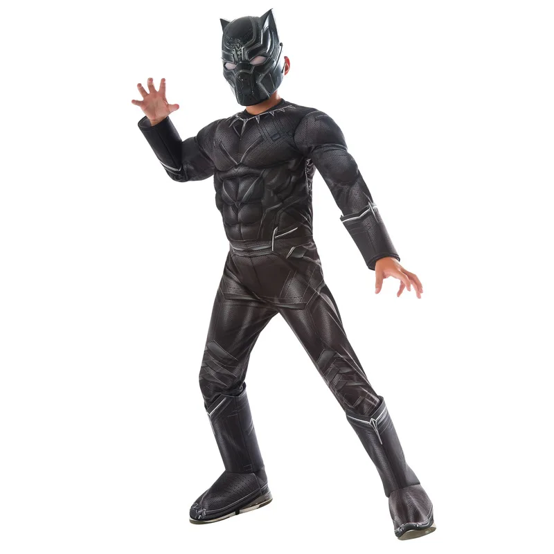 

New boy panther deluxe superhero role-playing costume