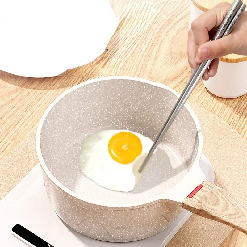 Небольшая молочная кастрюля Maifanshi детская посуда антипригарная Кастрюля