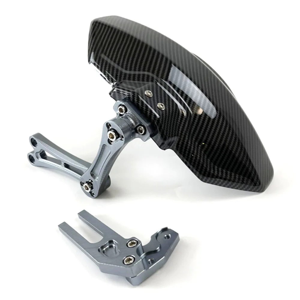 

Motorcycle Aluminum Rear Fender Carbon Fiber Print Plastic Mudguard FOR KAWASAKI Z250 ER 6F FOR HONDA PCX 125 For Yamaha ybr 125