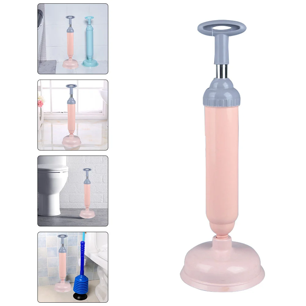 

1pc Toilet Closestool Plunger Toilet Suction Stick Sewer Pipe Cleaning Accessory