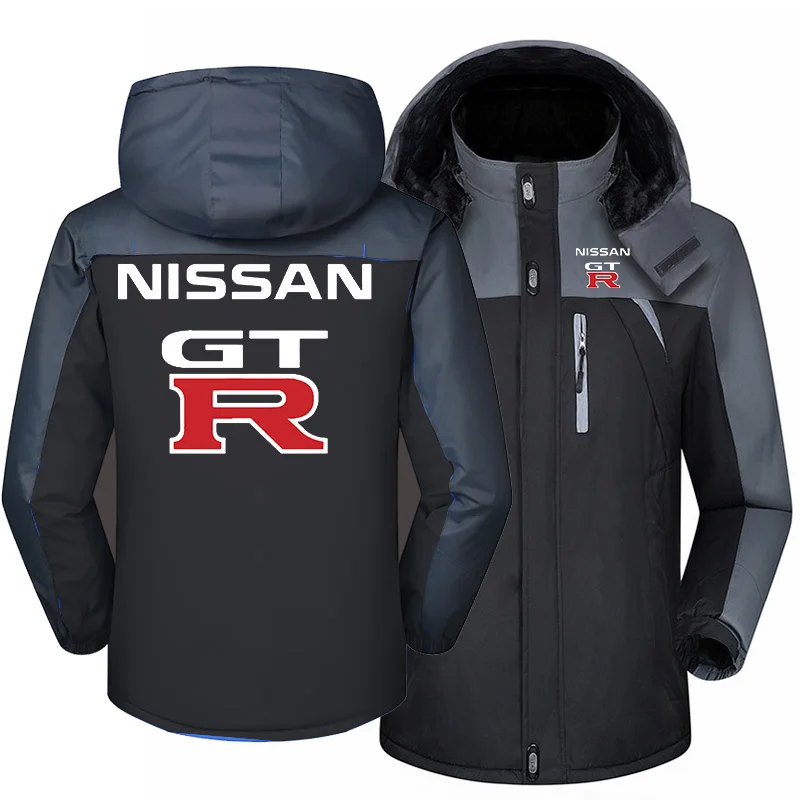 

NISSAN LOGO 2022 Jacket Windbreaker Waterproof Warm Outdoor Cold-Proof Mountaineering Clothing High quality Coats