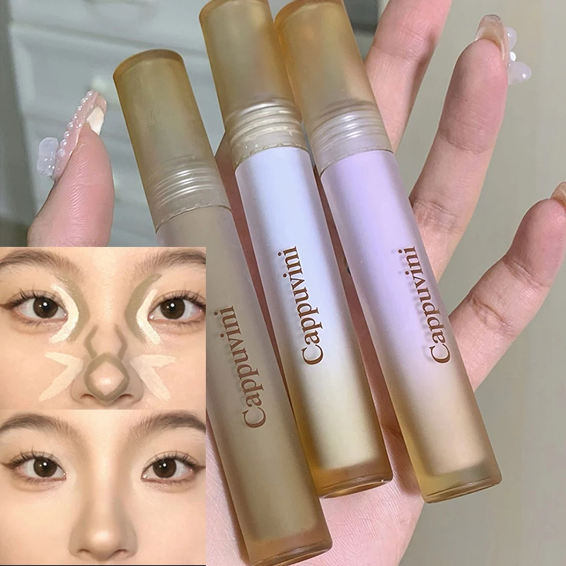 Bronzer Liquid Contour Stick Highlight Cheek Purple Blue Blush Cream Texture Waterproof Matte Nose Shadow Natural Face Cosmetics
