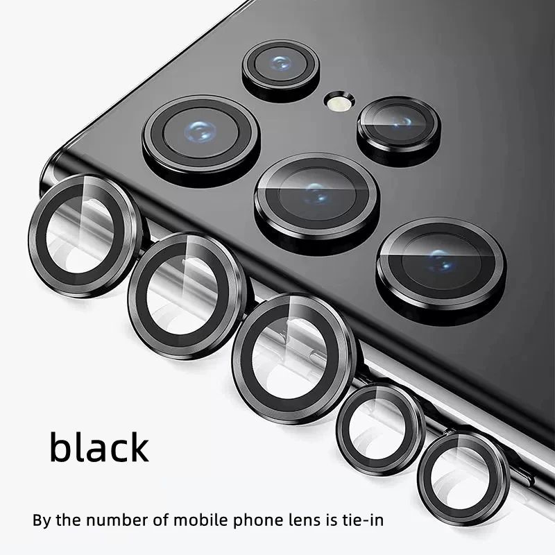 Защитный объектив для камеры Samsung Galaxy S23 Ultra S22 ультраблестящая цветная Защитная