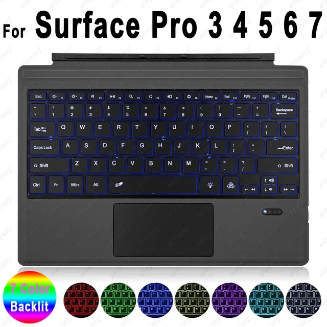 Клавиатура Microsoft Surface Pro С Трекпадом, Русская, Испанская ...