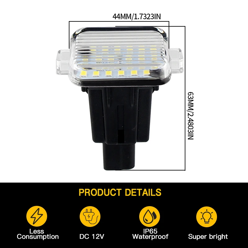 2шт GHK 151270 B для Mazda A/T (Aka 6) 2014-2017 3 хэтчбека 2014-2018 12 В белый светодиодный светильник