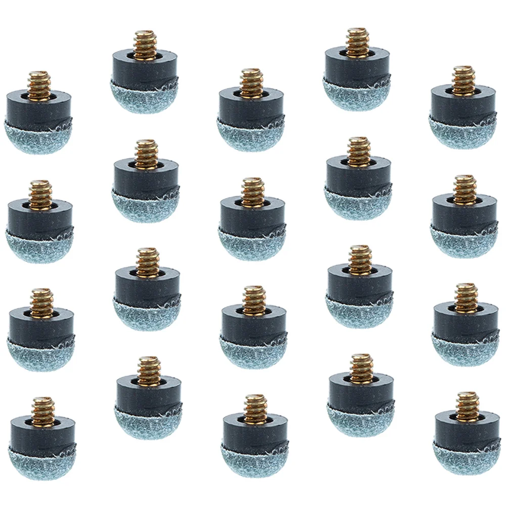 

50 Pcs Pool Cue Tip Stick Tips Replacement Kit Replaceable Billiard Head