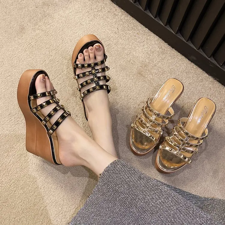 

Women Sandals Fashion Platform Gladiator Sandals Open Toe Buckle Strappy Height increase Sandals Summer Women Sandalias 2023