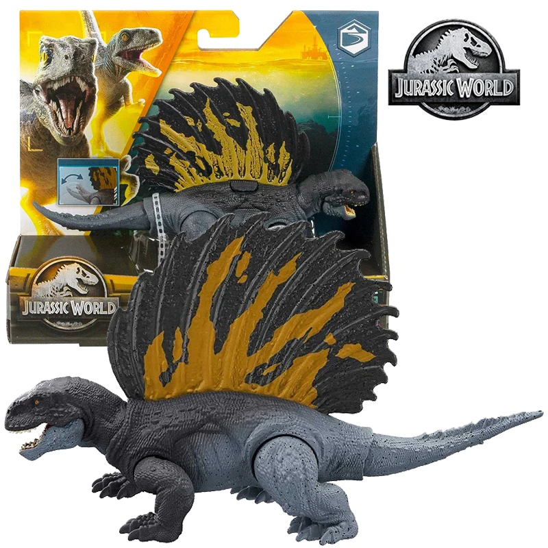 

Sent In 60 Days 2023 New Jurassic World HLN67 Edaphosaurus Dinosaur Tracker Dimetrodon Natural Enemy Movable Model Toys