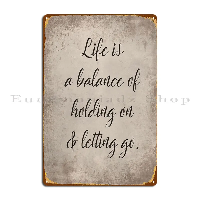 

Удерживайте и отпускайте металлический плакат, ржавая настенная декорация, настенная пещера, создайте фотографию, плакат