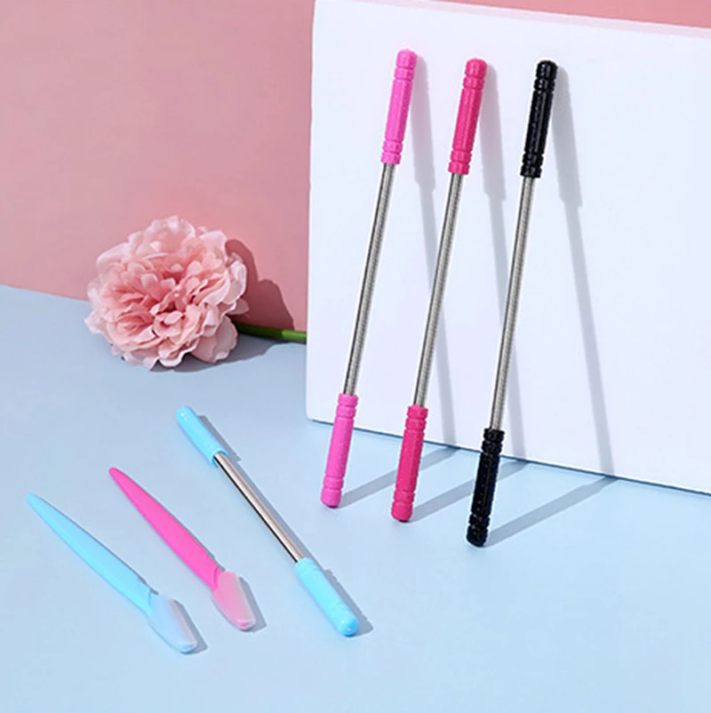 

Epilator Stick Smooth Spring Facial Threading Tool Hair Removal Body Hair Cleaning Epilator Stick Beauty Tool W/Eyebrow Shaping