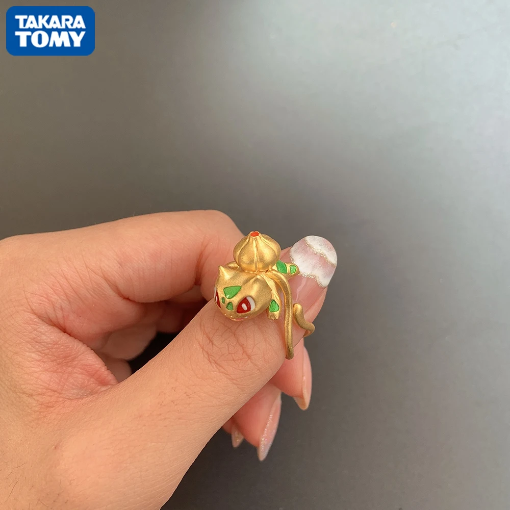 

Anime Pokemon Pikachu Cartoon Ring Cute Shape Alloy Electro Plating Opening Adjustable Creative Ring Gifts for Couples Ornament