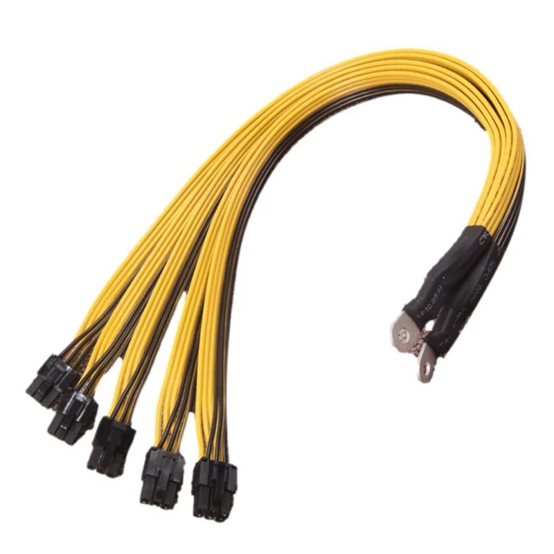 

6-контактный разъем, кабель источника питания сервера Pcie Express для P3, S7, S9, S11, кабель блока питания для майнинга Bitmain