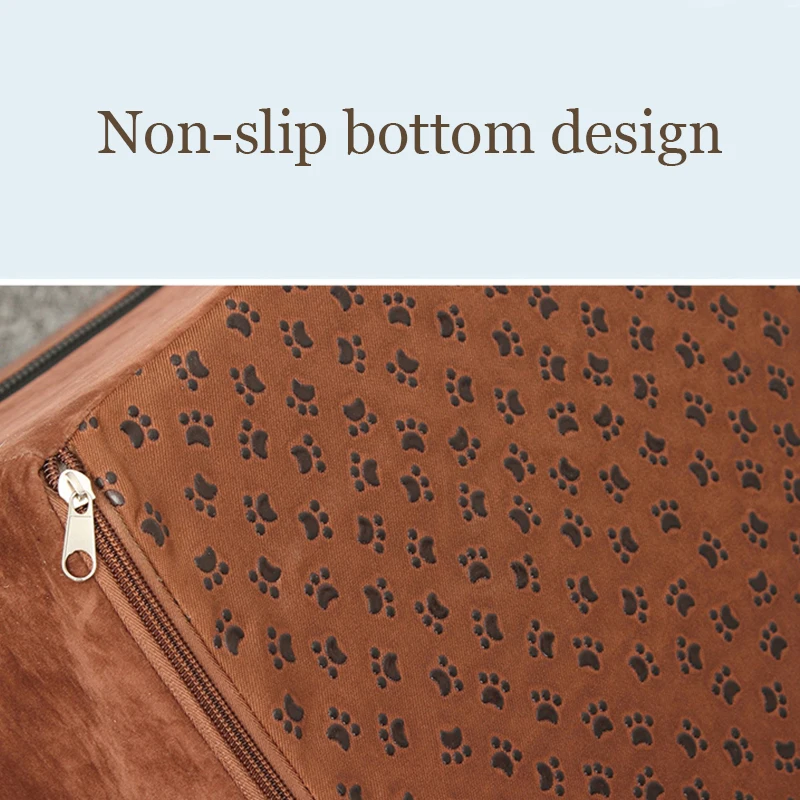 Лестница для собак Dog Stairs Ladder Pet 3 Steps for Small Cat Ramp Anti-slip Removable Dogs Soft Bed Cages Kennels on.