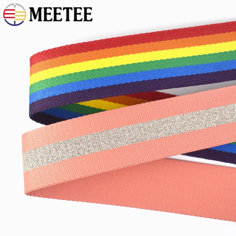 1-10 метров 38 мм полиэстеровые жаккардовые ленты для ремня лента сумки сделай сам