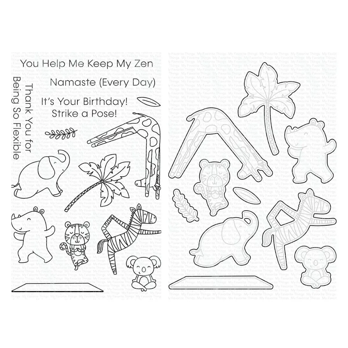 

Friends Animal Metal Cutting Dies Stamps DIY Handmade Embossing Stencil Making Scrapbooking Greeting Card Decoration 2023 New