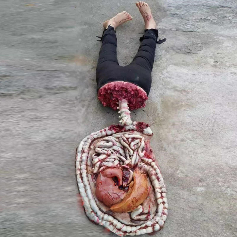 

Halloween Decoration 2022 Creepy Ghost Dead Body Entrails Decor Haunted House Escape Bar Club Halloween Party Decoration