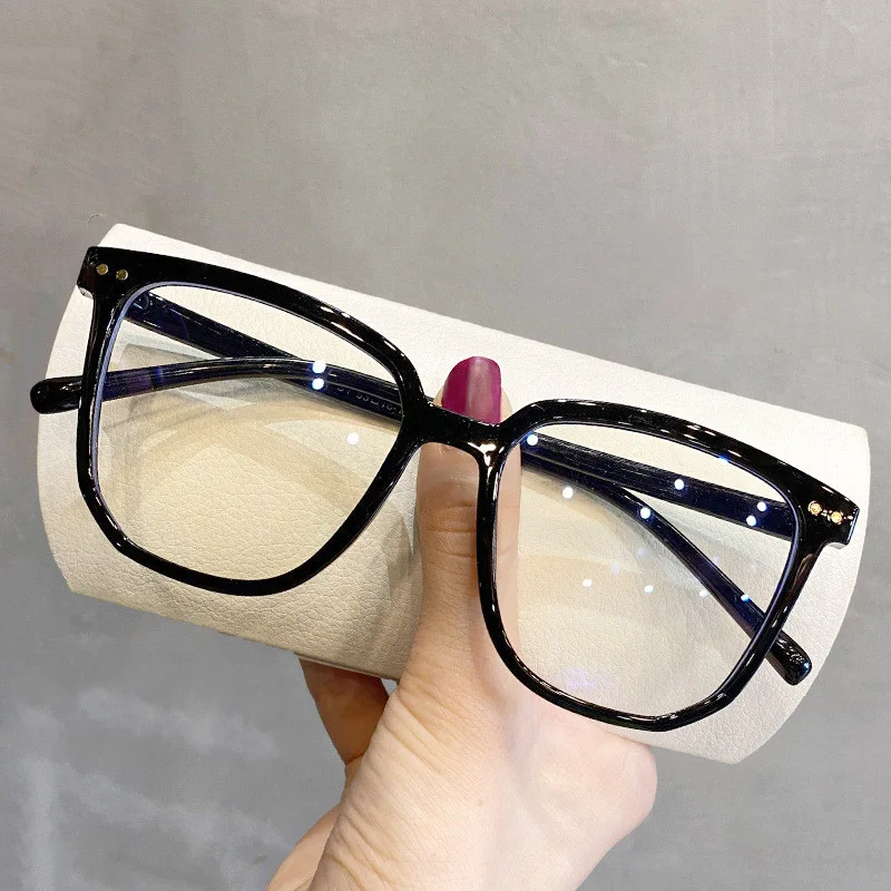 

Oversized Vintage Myopia Glasses Women Ladies Anti-blue Light Near Sight Eyewear Optical Spectacle Eyeglasses Diopter 0 To -6.0