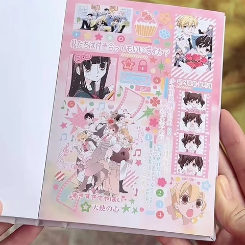 Kawaii книга стикеров для скрапбукинга - яркие и милые наклейки — пример использования