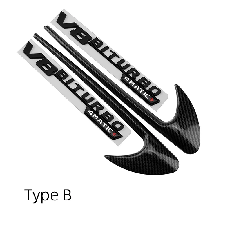 

Эмблема крыла автомобиля V8 BITURBO 4matic + для Mercedes Benz W222 W204 W205 W206 W176 W124 W212 W213 W214 W177 X253, аксессуары