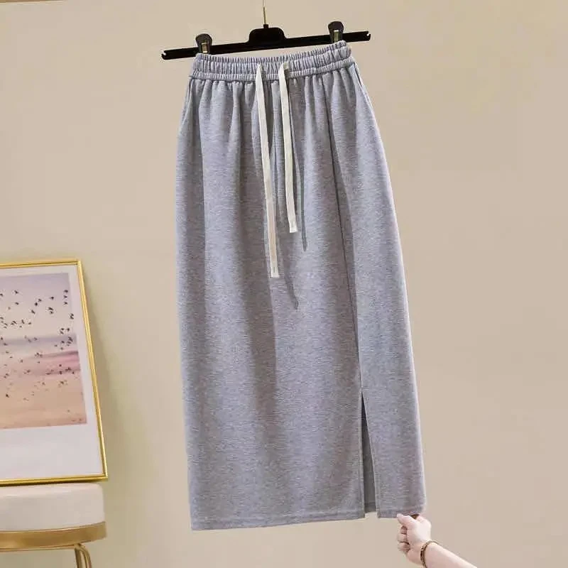 Летняя хлопковая юбка новинка модная женская Повседневная трапециевидная