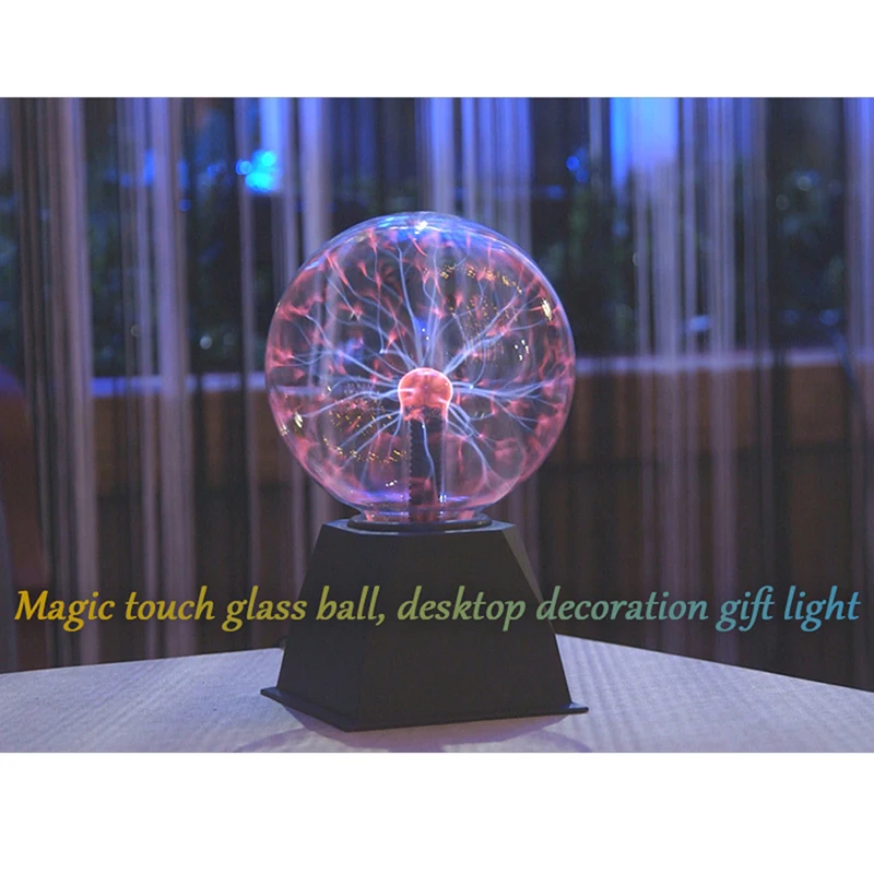 Novelty Magic Plasma Touch Sensor Glass Ball Light Children's Night Light