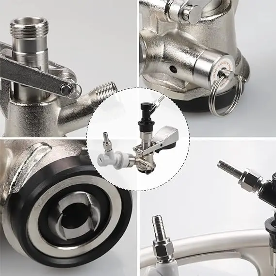 Муфта Sankey для бочонка с адаптером и шаровым замком