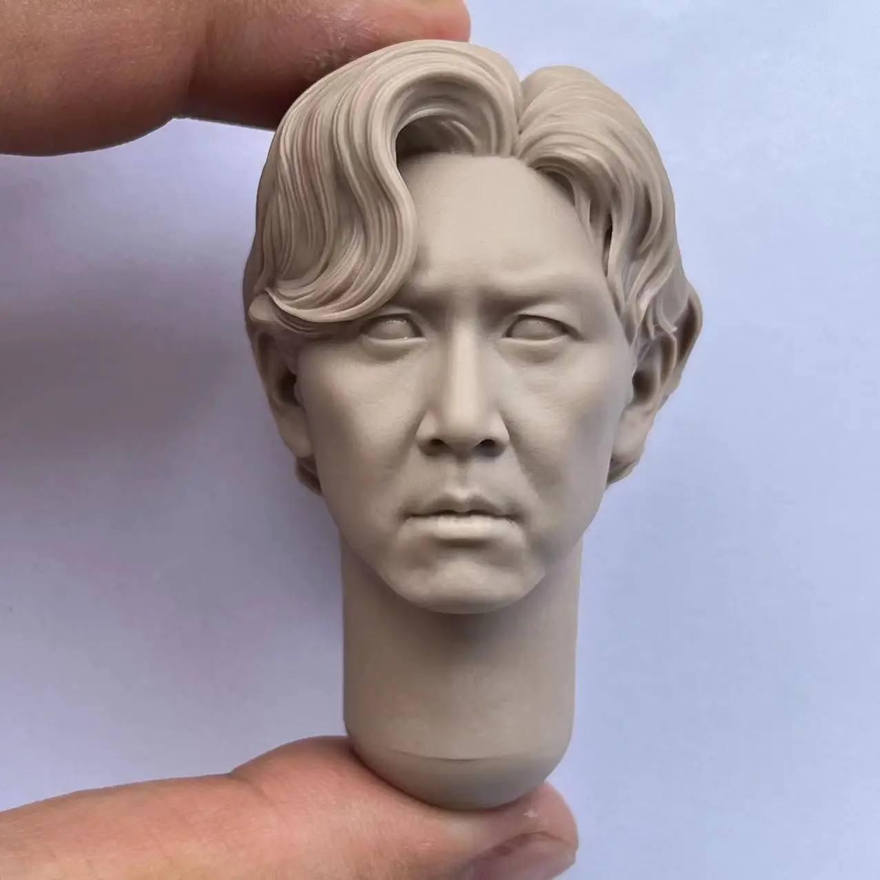 

Male Head Carving 이정재，Lee Jung Jae South Korea Star Unpainted Model 1/6 Scale Action Figure Soldier