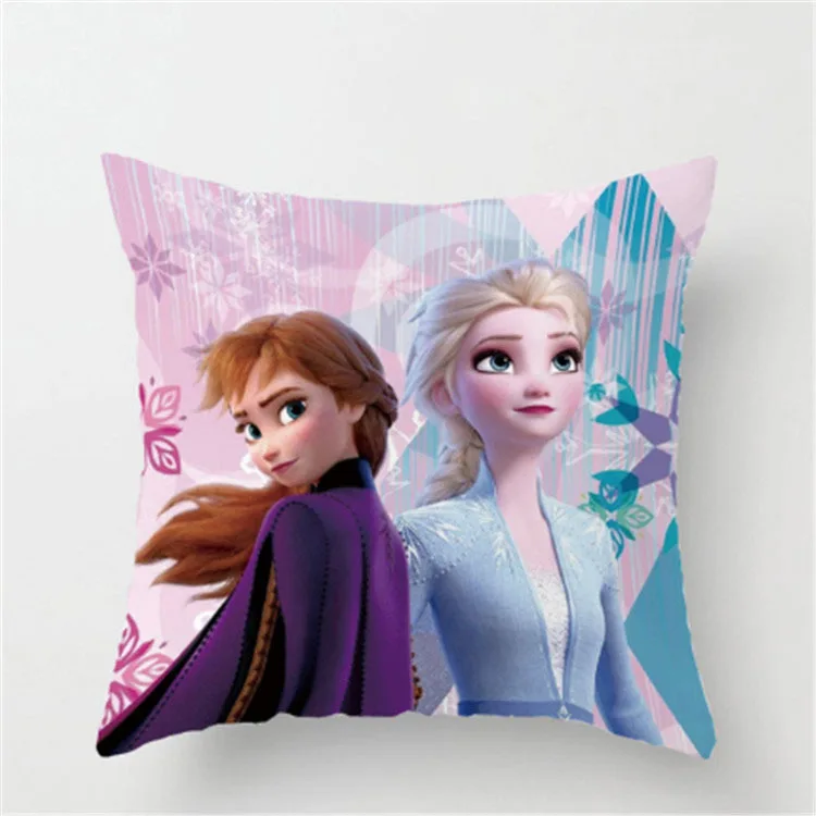 

Disney Pillowcase Frozen Queen Collection Elsa Anna Princess Cartoon Cushion Cover Sofa Children Bedroom Decoration Christmas