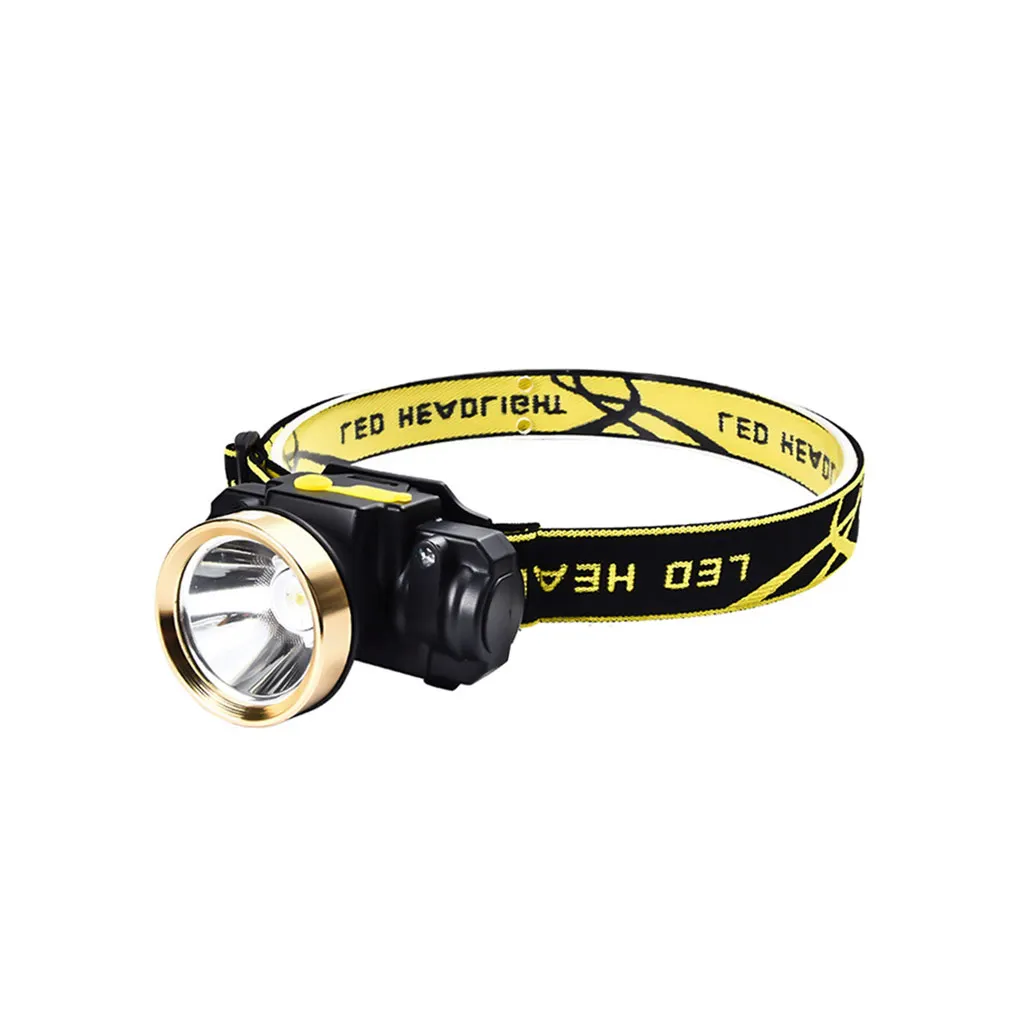 

Headlamp Portable IPX4 Waterproof Headlight Dimmable Head Light Outdoor Night Lamp Hiking Cycling Without Battery