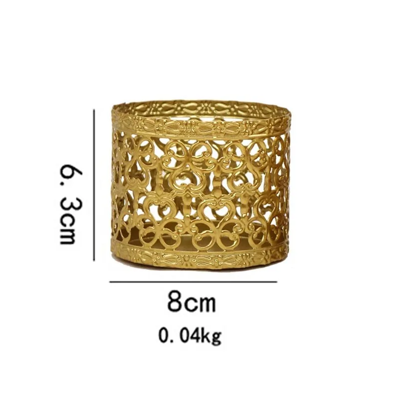 

Золотой железный подсвечник MOONBIFFY