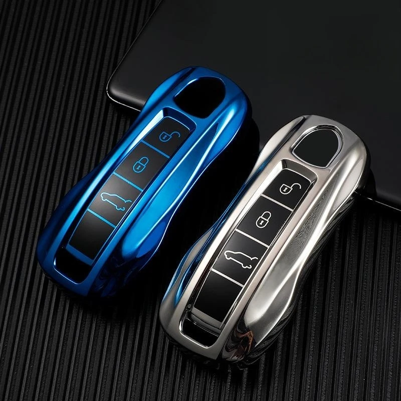 Чехол из ТПУ для автомобильного дистанционного ключа брелок Porsche Macann Bobster Panamera