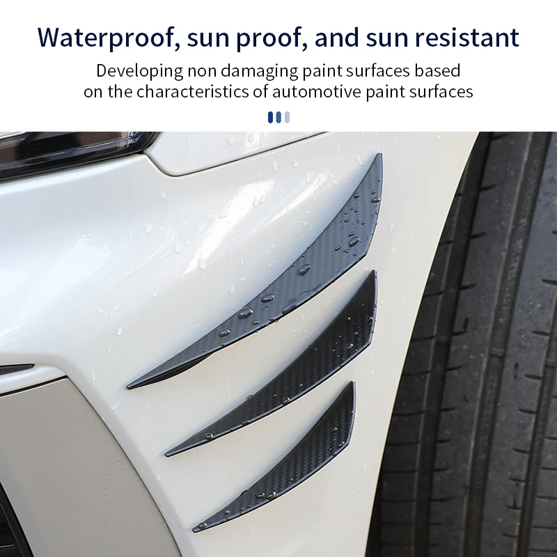 4/6 шт. универсальный передний бампер украшение для губ диффузор сплиттер