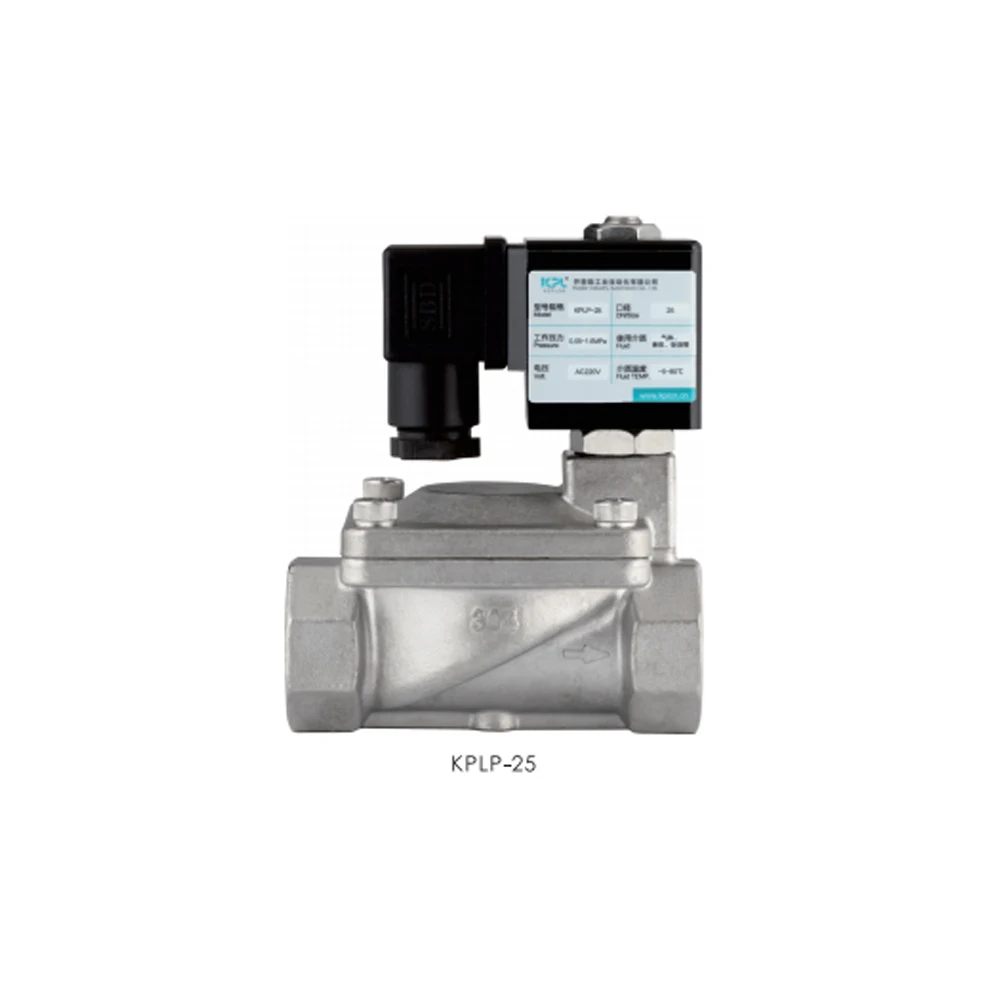 Соленоидный клапан KPLP 1/2 &quot-2&quot DN15-DN50 нержавеющая сталь 12 в 24 110 220 для воды масла