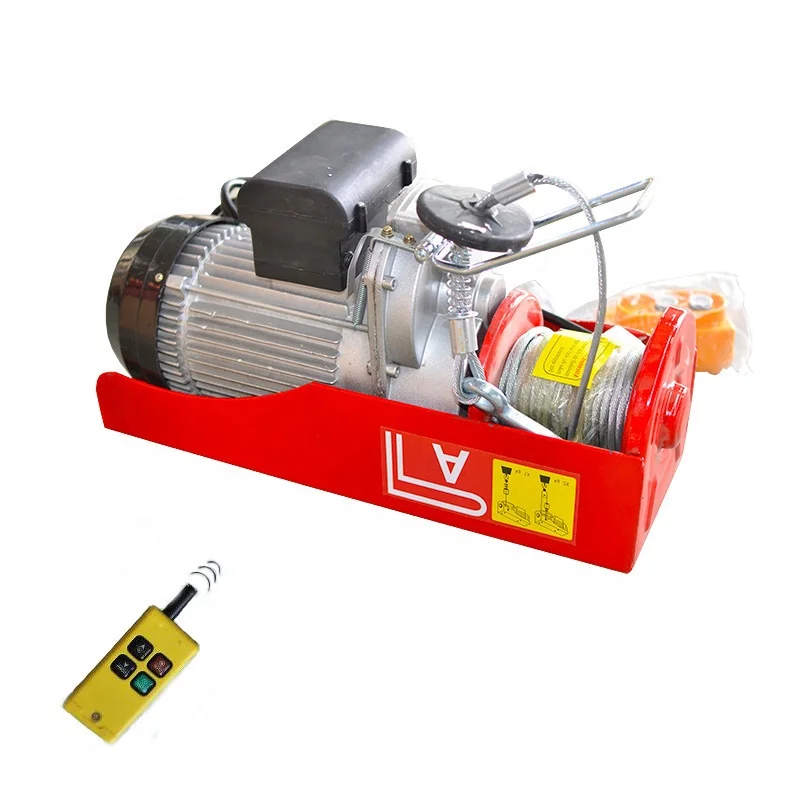 

1000kg small electric winch with remote control 220V