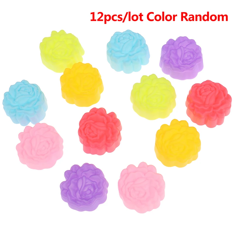 12 шт. силиконовые формы для маффинов 5 см